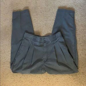 Vintage Bugle Boy high waist trousers, print